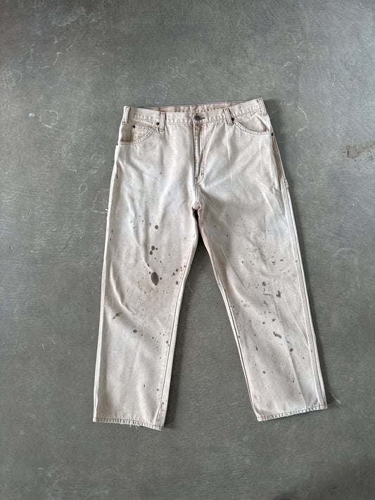 Vintage Dickies Distressed Faded Tan Carpenter Pants