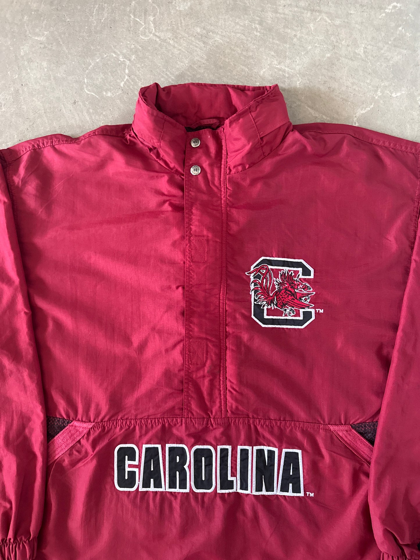 Vintage 90s Russell Athletic University Of South Carolina Gamecocks Windbreaker Pullover