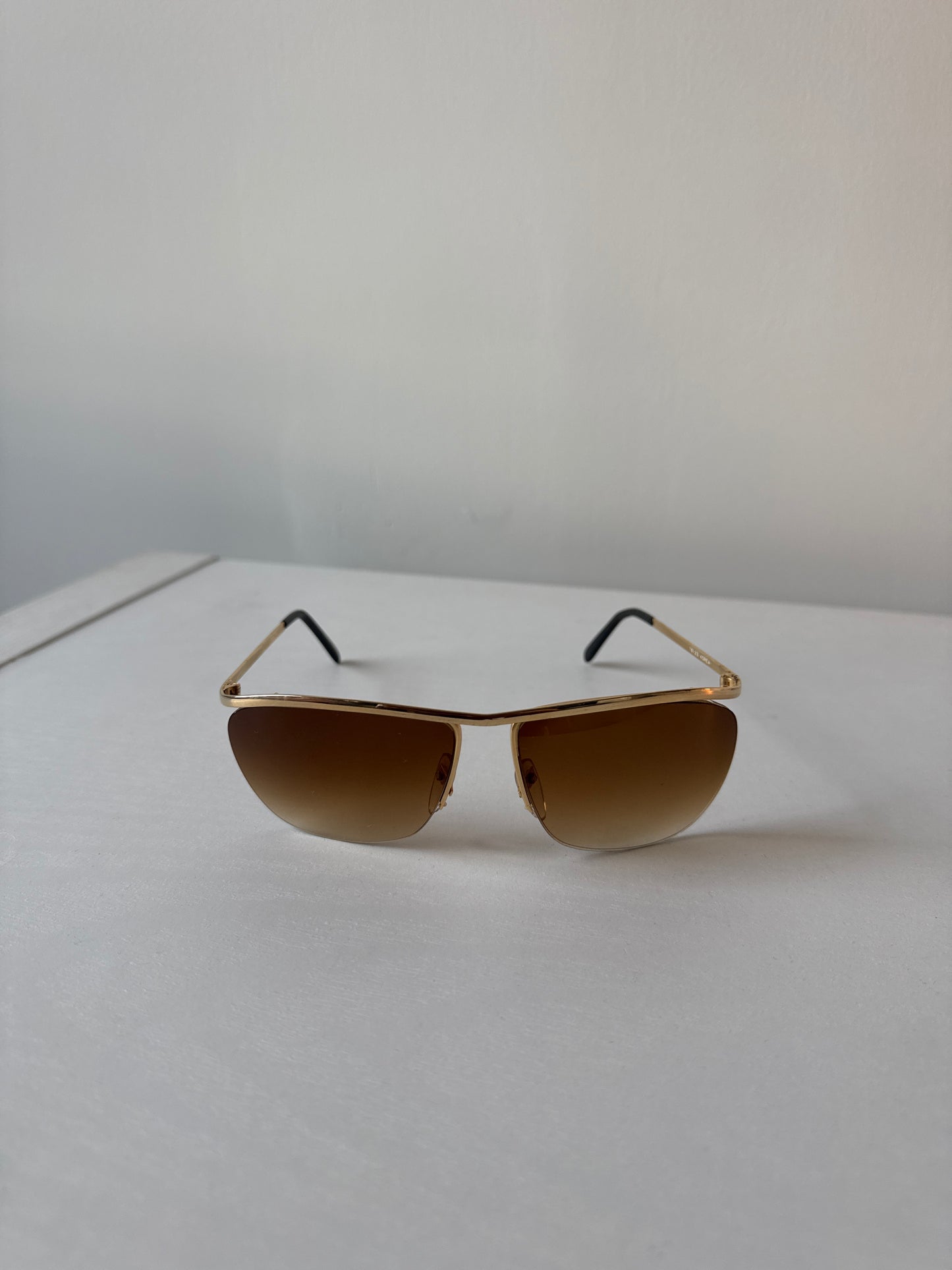 Vintage 90s Gold Frame Sunglasses