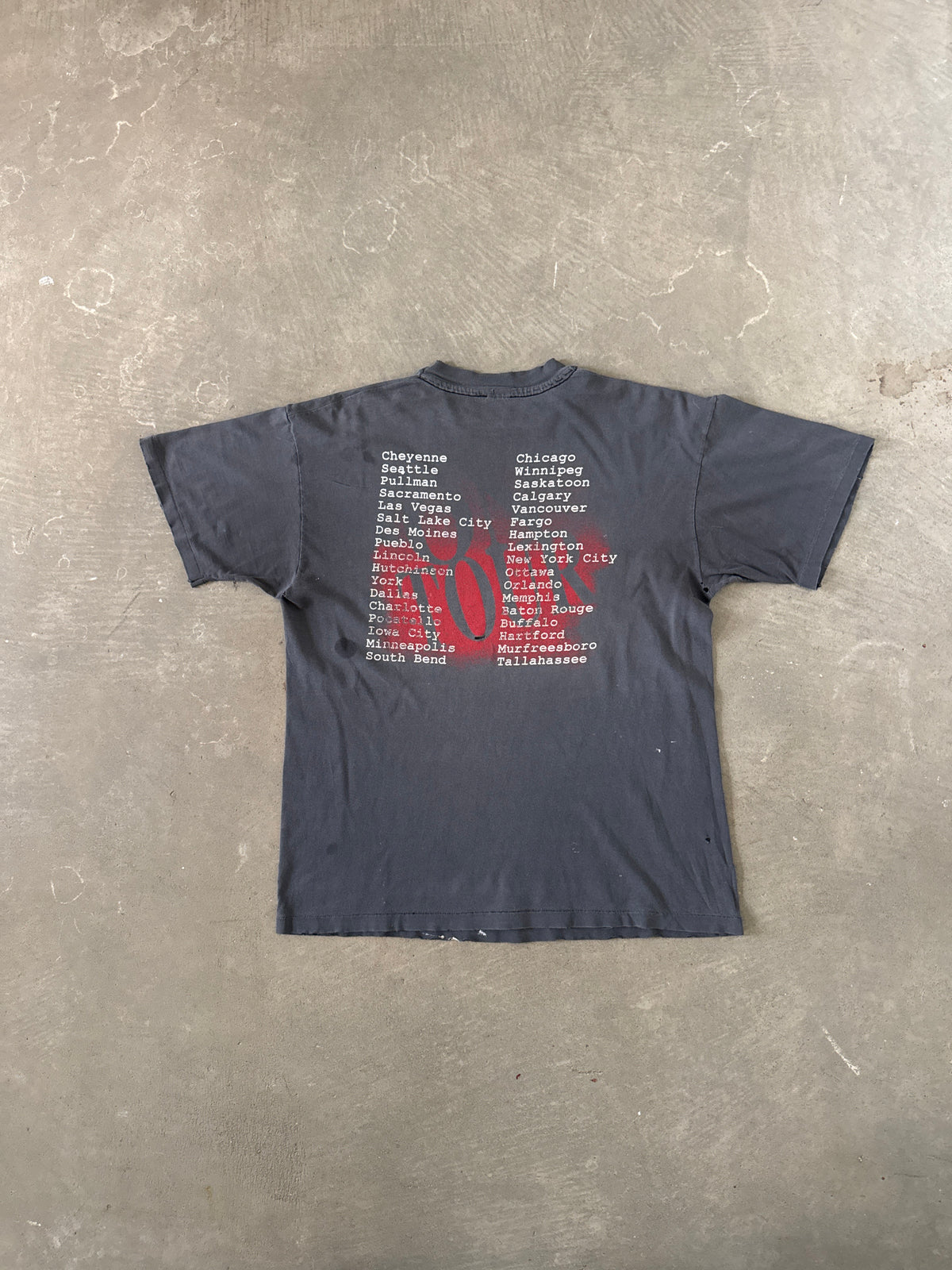 Vintage 1993 Garth Brooks Thing Called Life Tour Tee