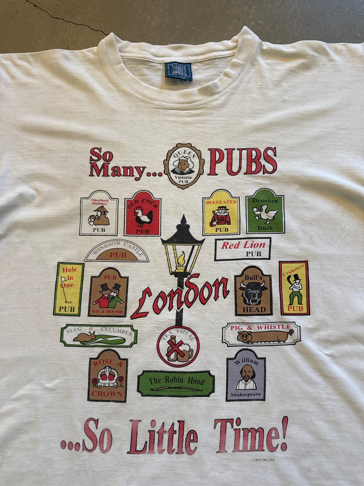 Vintage Pubs Of London Tee