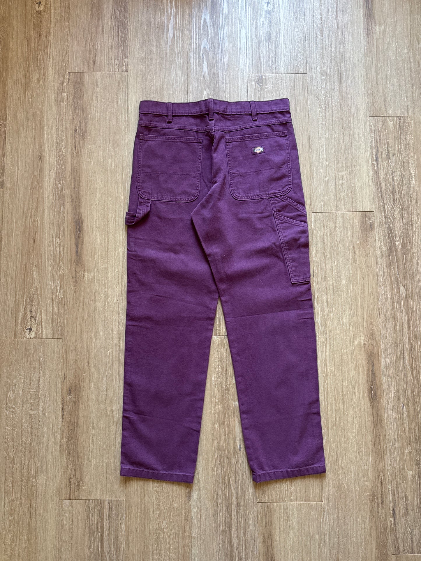 Dickies Burgundy Straight Leg Carpenter Pants