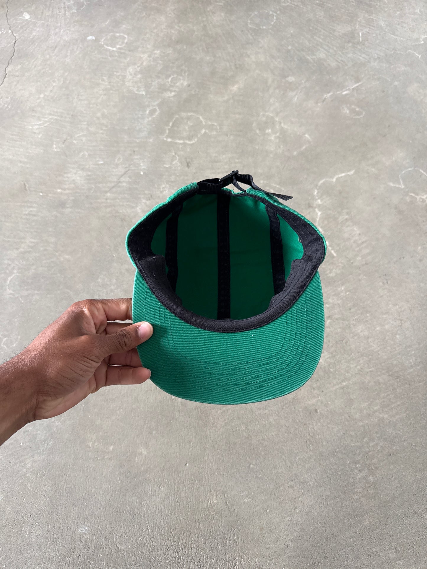 Supreme Washed Chino Twill Green 5-Panel Camp Cap (FW24)