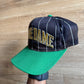 Vintage Starter University Of Notre Dame Fighting Irish NCAA Faded Pin Striped Snapback Sports Hat Cap