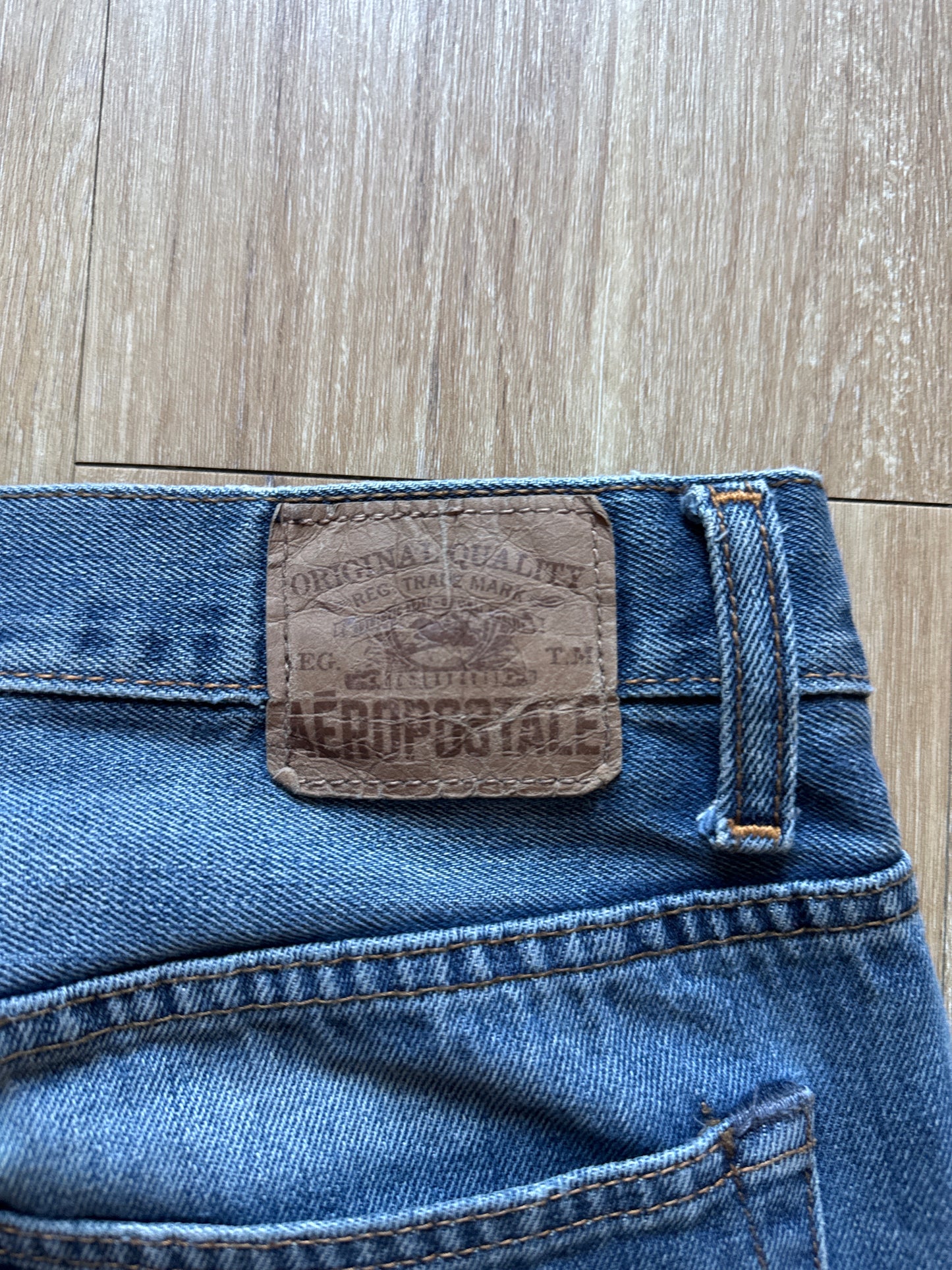 Vintage Y2K Aeropostale Distressed Benton Original Bootcut Denim Jeans