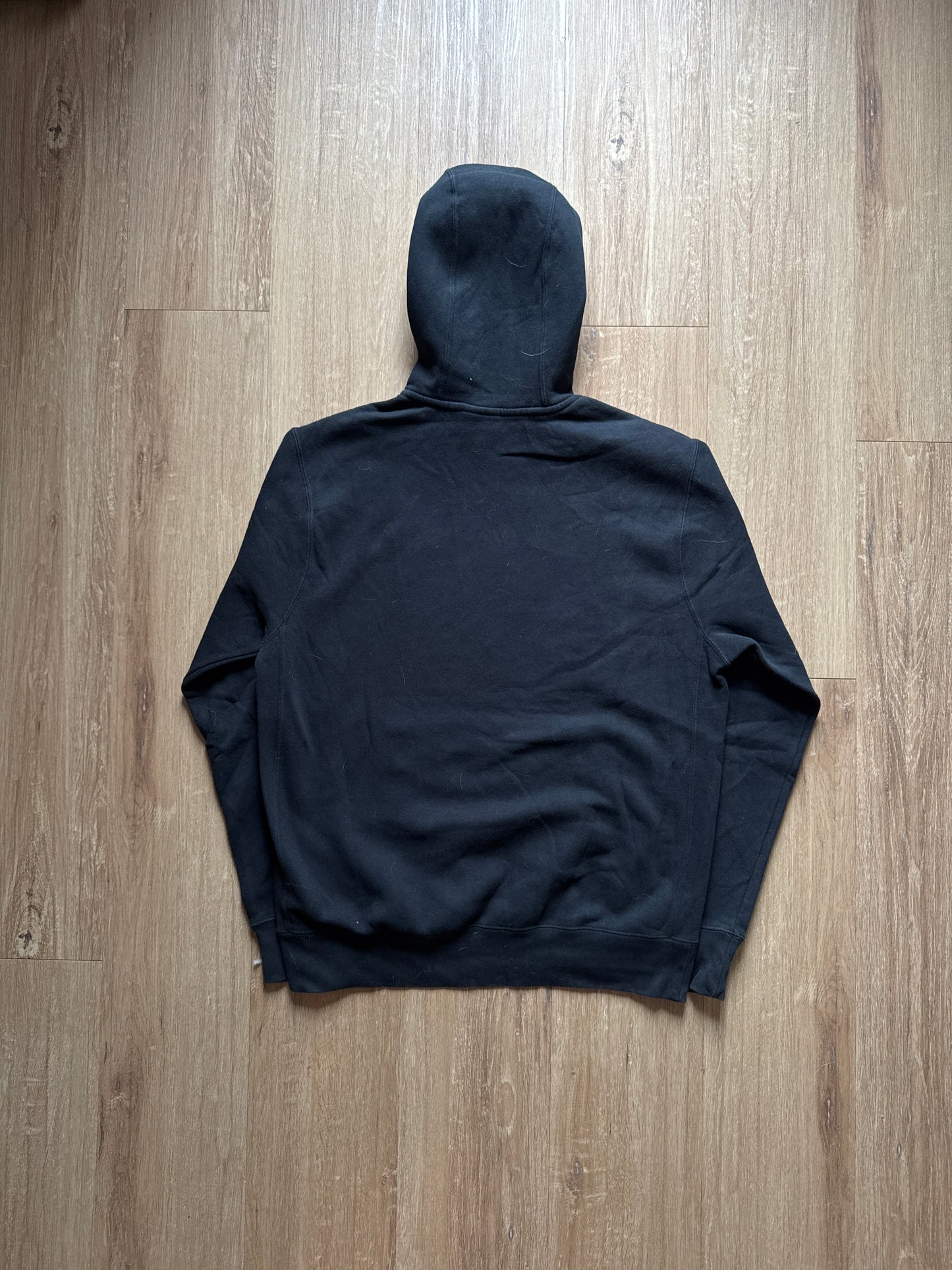 Nike Black Embroidered Logo Hoodie