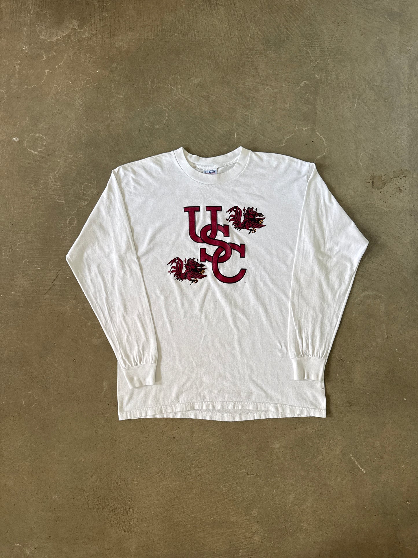 Vintage 90s University Of South Carolina Gamecocks Long Sleeve