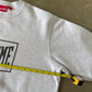 Supreme Warm Up Ash Grey Crewneck (SS19)