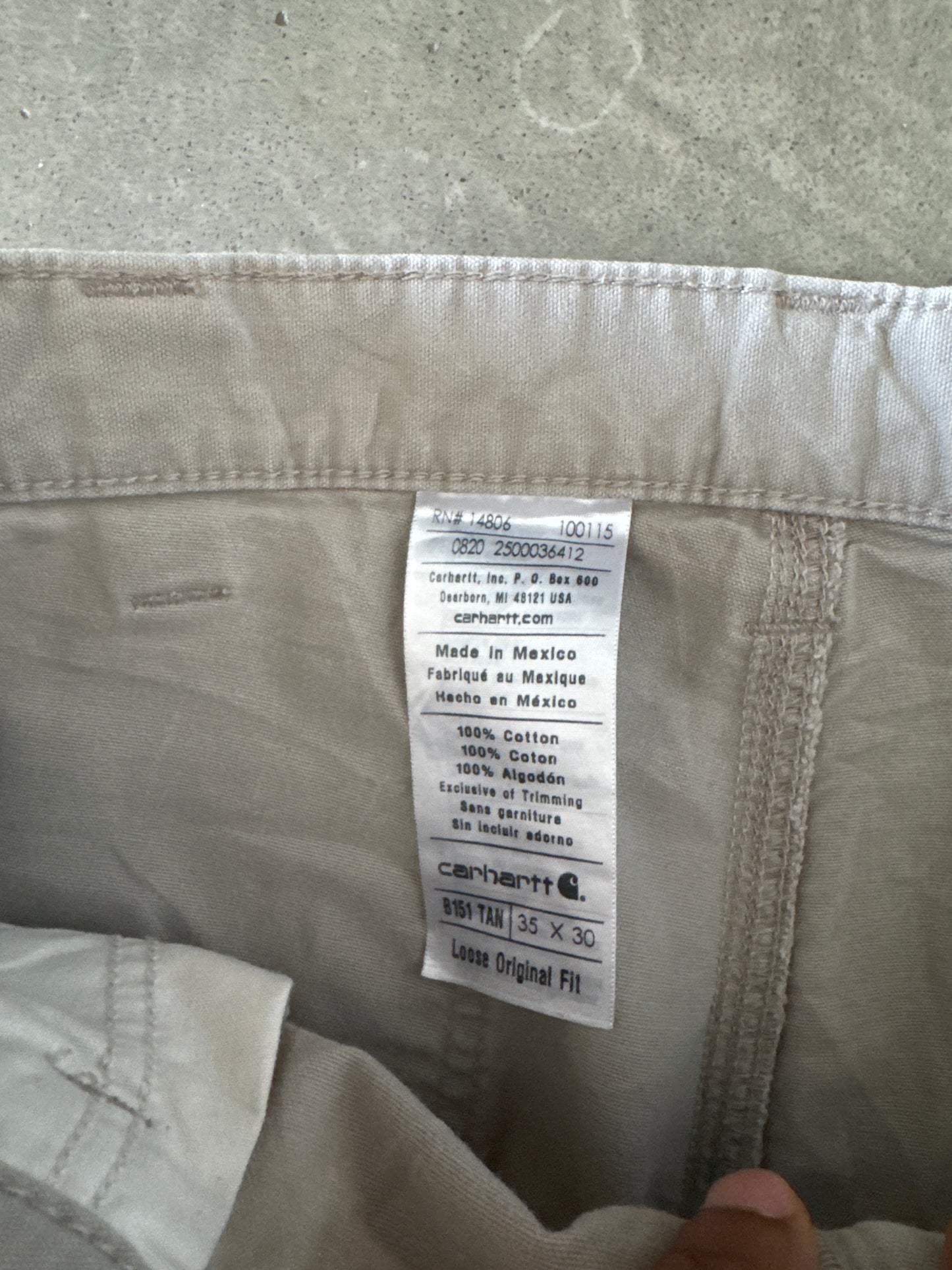 Vintage Carhartt Loose Original Fit Taj Carpenter Pants