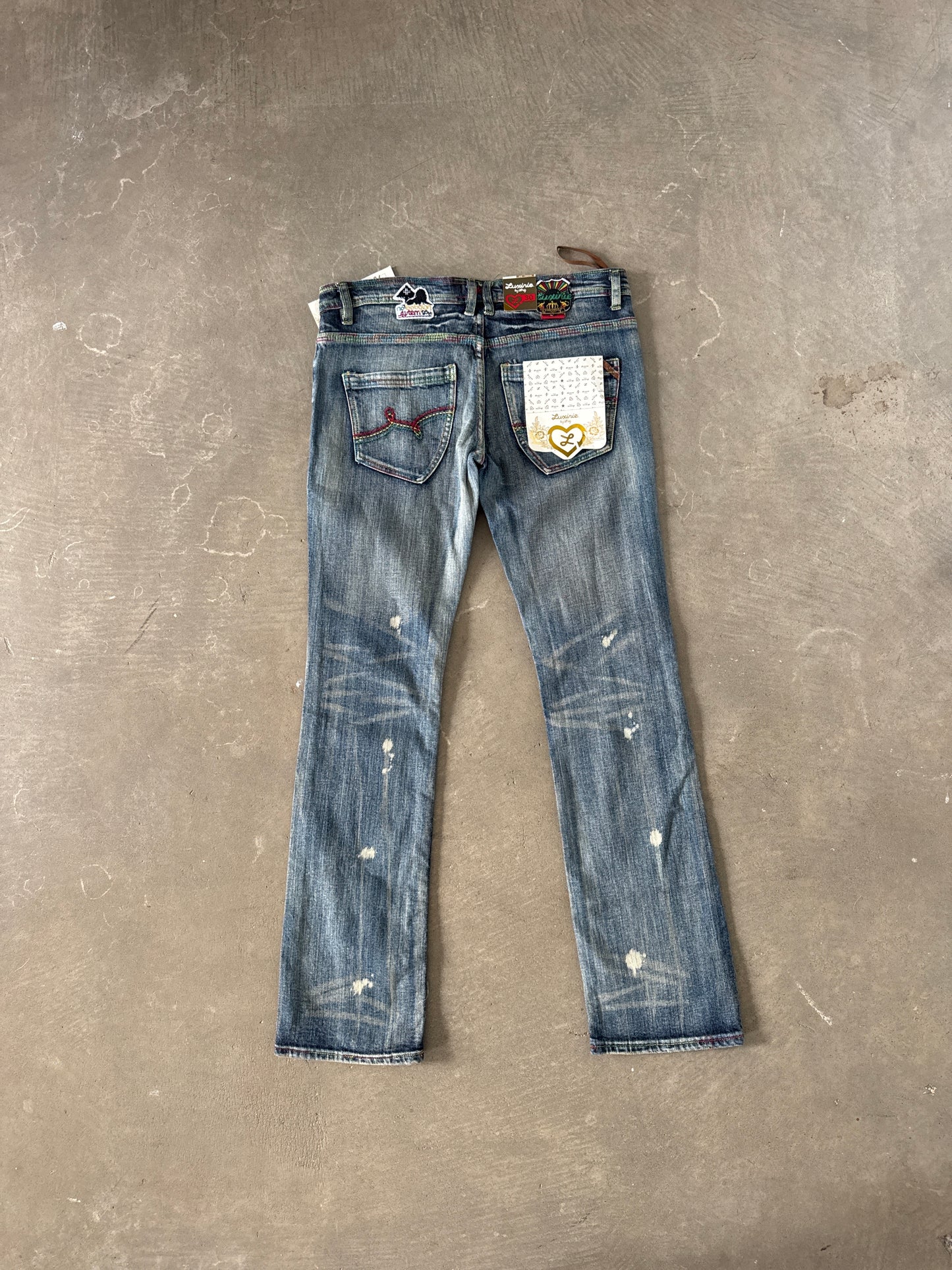 Vintage Y2K Women’s LRG Luxirie Sir Panta Shoots Firat Straight Denim Jeans