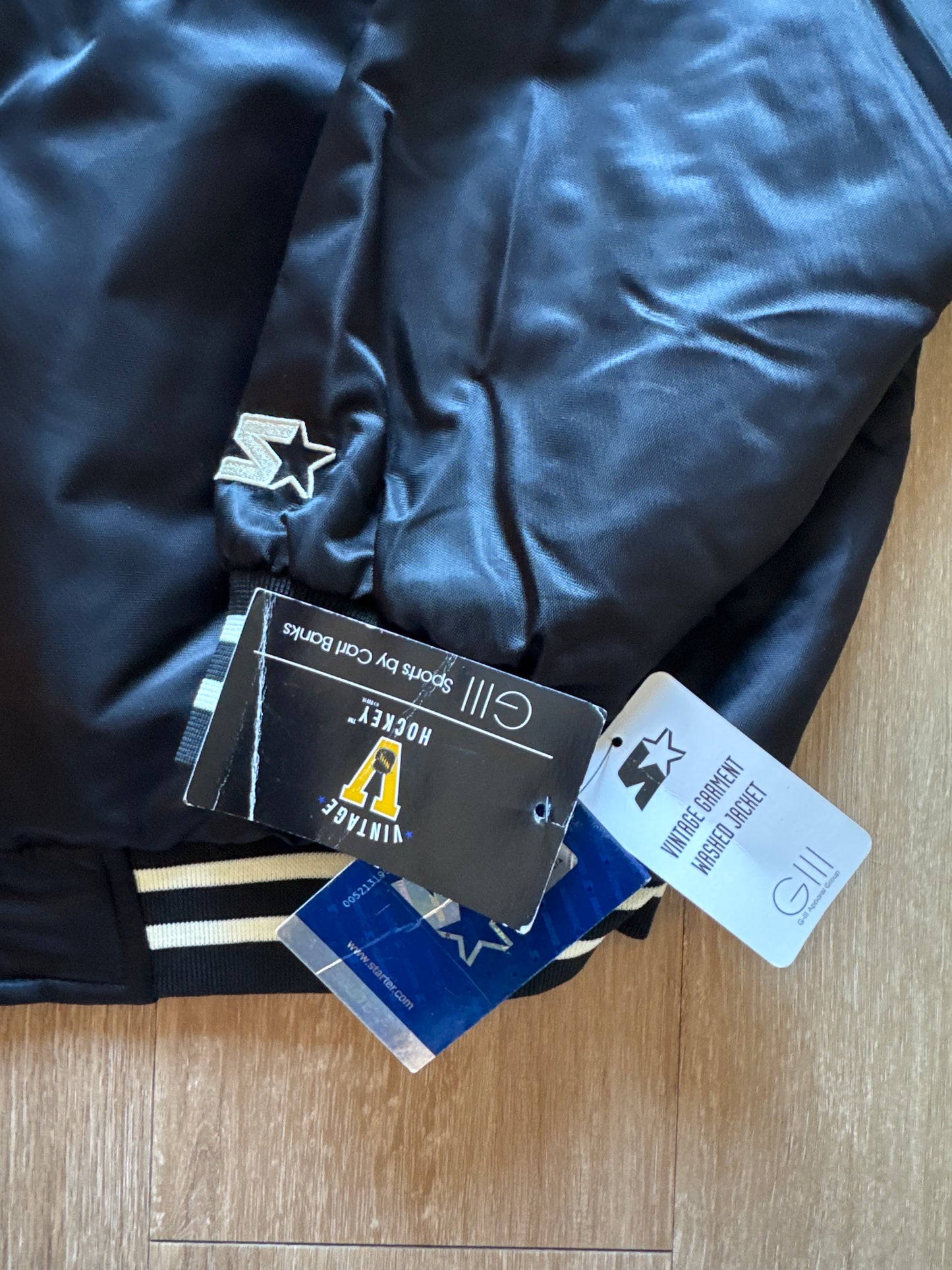 Starter Pittsburgh Penguins NHL Satin Bomber Jacket