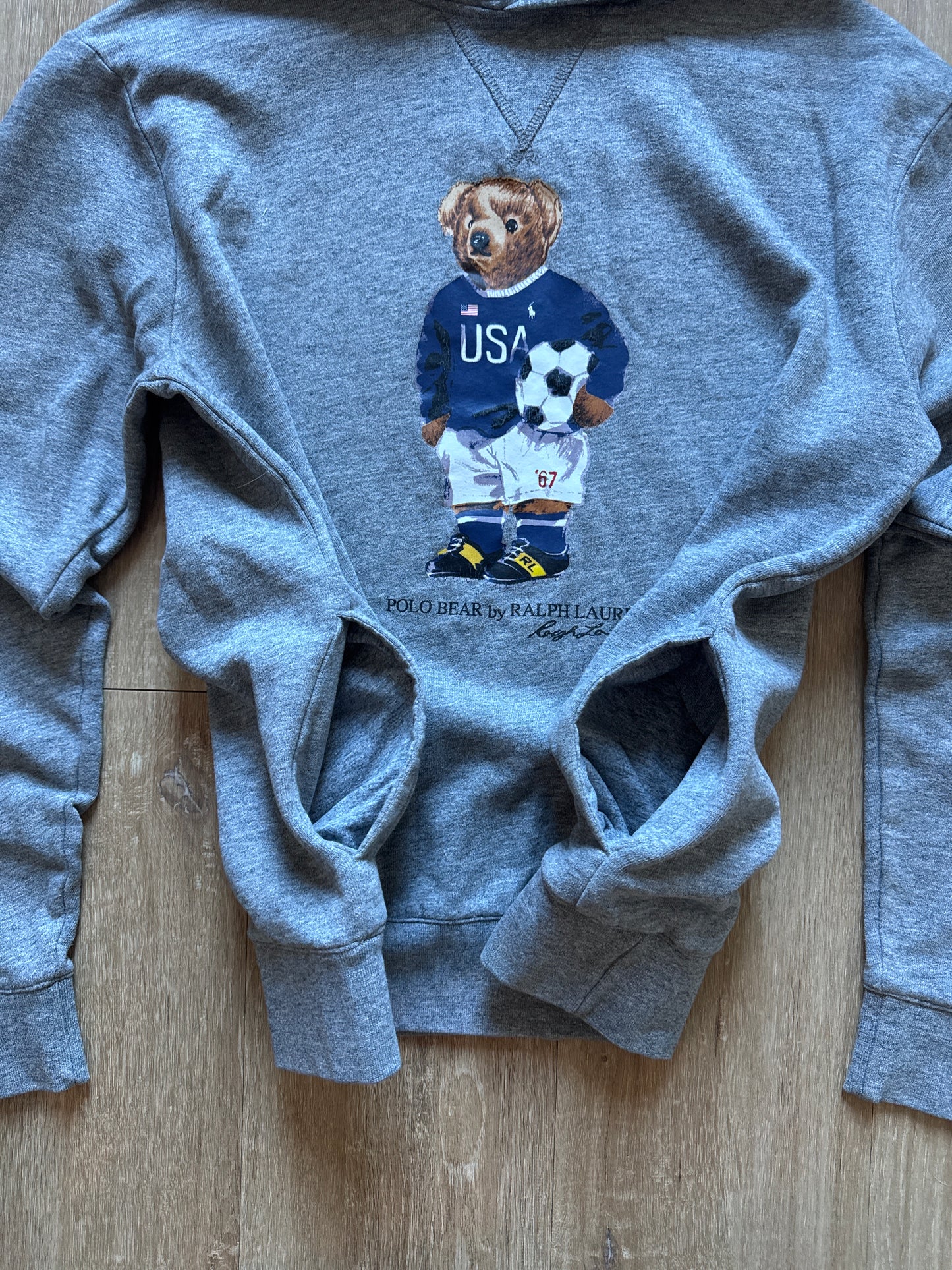 Polo Ralph Lauren Soccer Polo Bear Fleece Hoodie