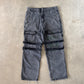 Vintage Marithe Francois Girbaud Distressed Thrashed Utility Pants