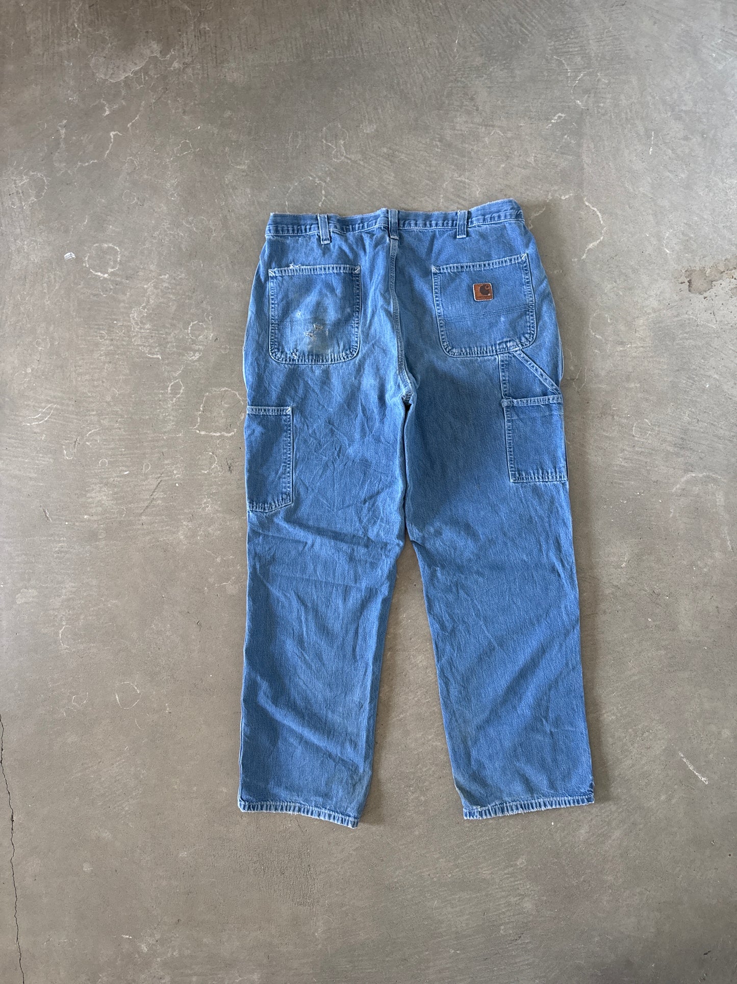 Vintage Carhartt Dungaree Fit Distressed Denim Jeans