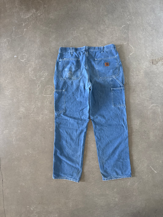 Vintage Carhartt Dungaree Fit Distressed Denim Jeans