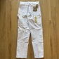 Vintage Dickies Relaxed Fit Straight Leg White Painters Carpenter Pants