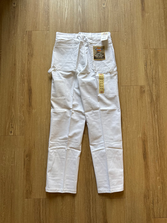 Vintage Dickies Relaxed Fit Straight Leg White Painters Carpenter Pants