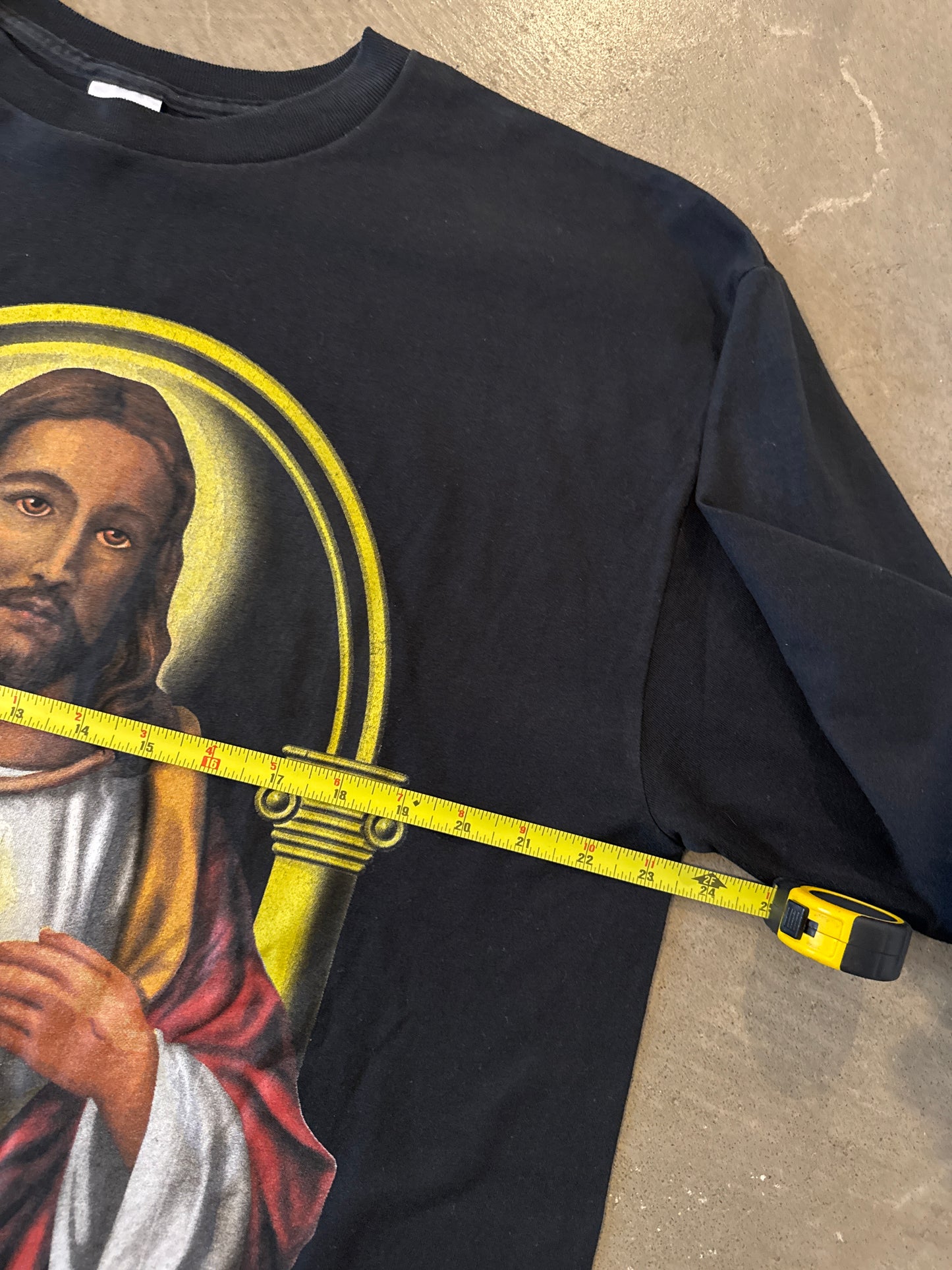 Vintage 90s Christ Saves John 1:12 Long Sleeve