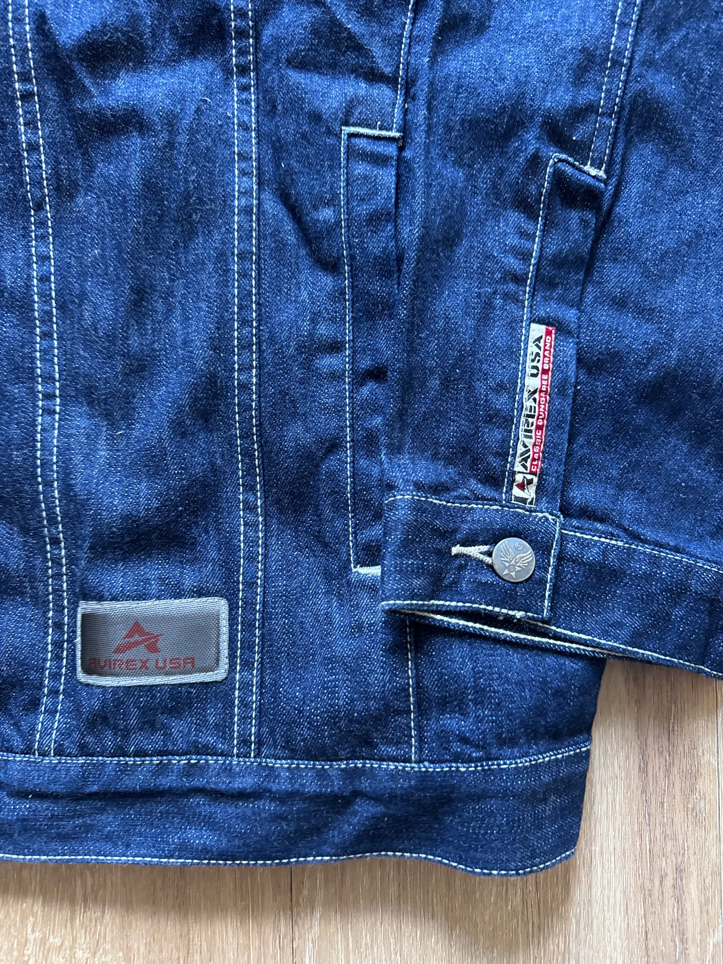 Vintage Avirex USA Denim Jean Jacket