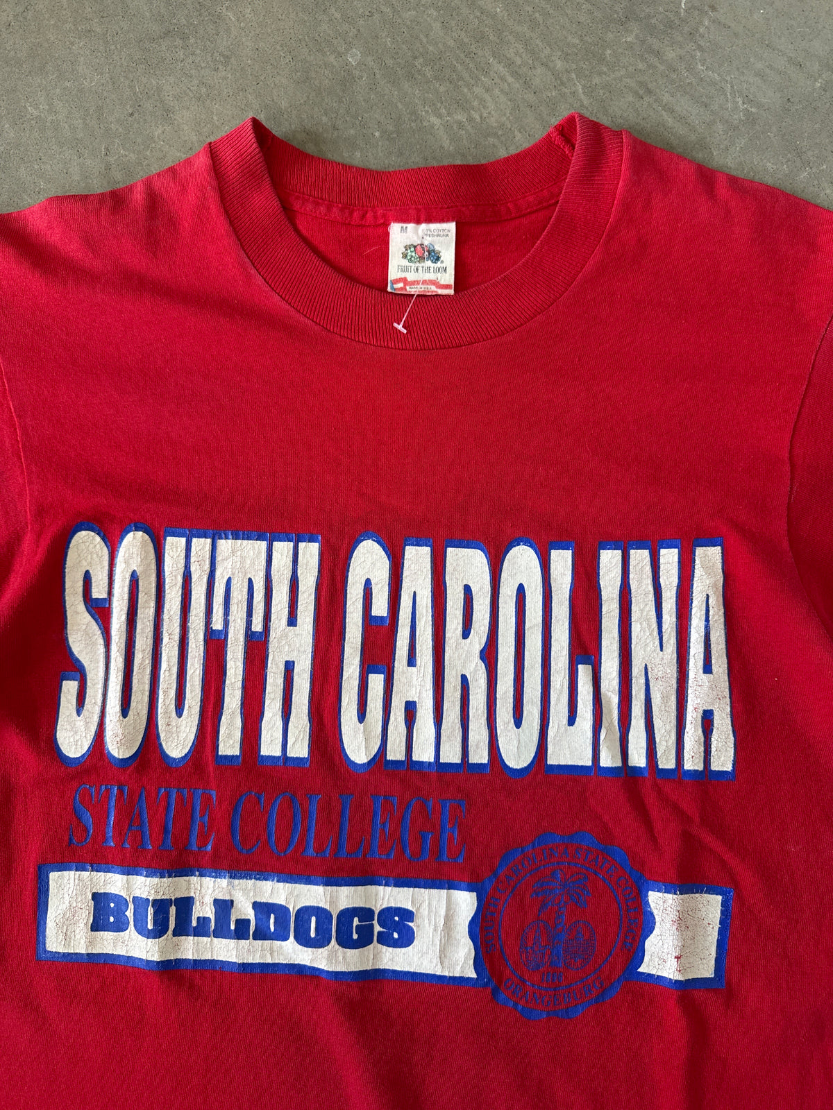 Vintage 90s South Carolina State College Bulldogs Tee