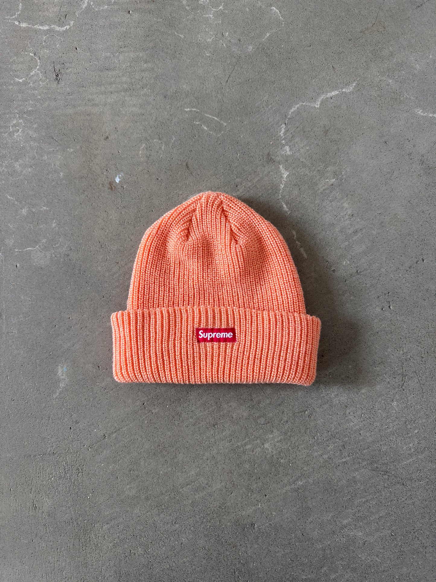 Supreme Heather Loose Gauge Heather Peach Beanie