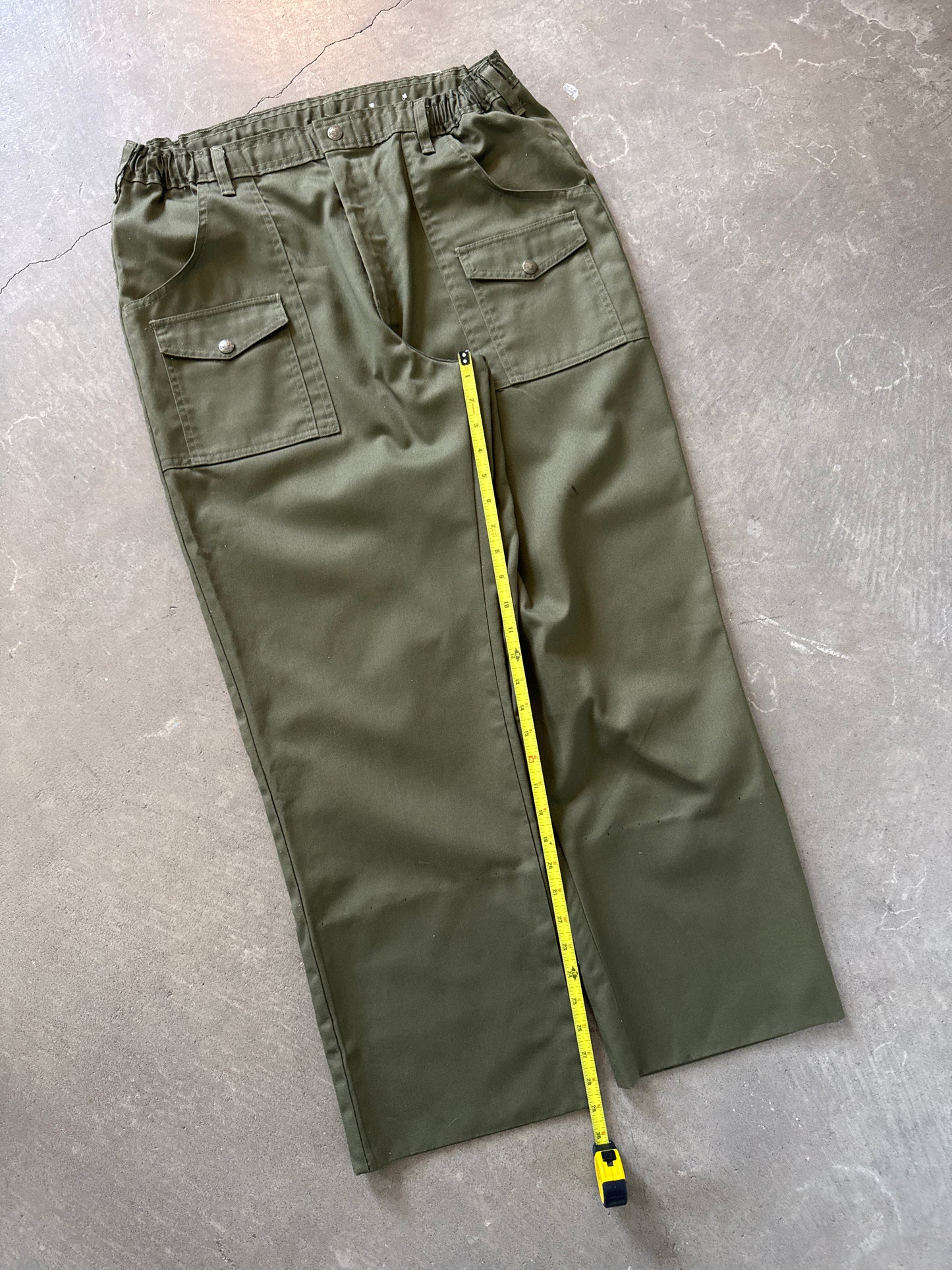 Vintage Boys Scouts Of America Uniform Trouser Cargo Pants