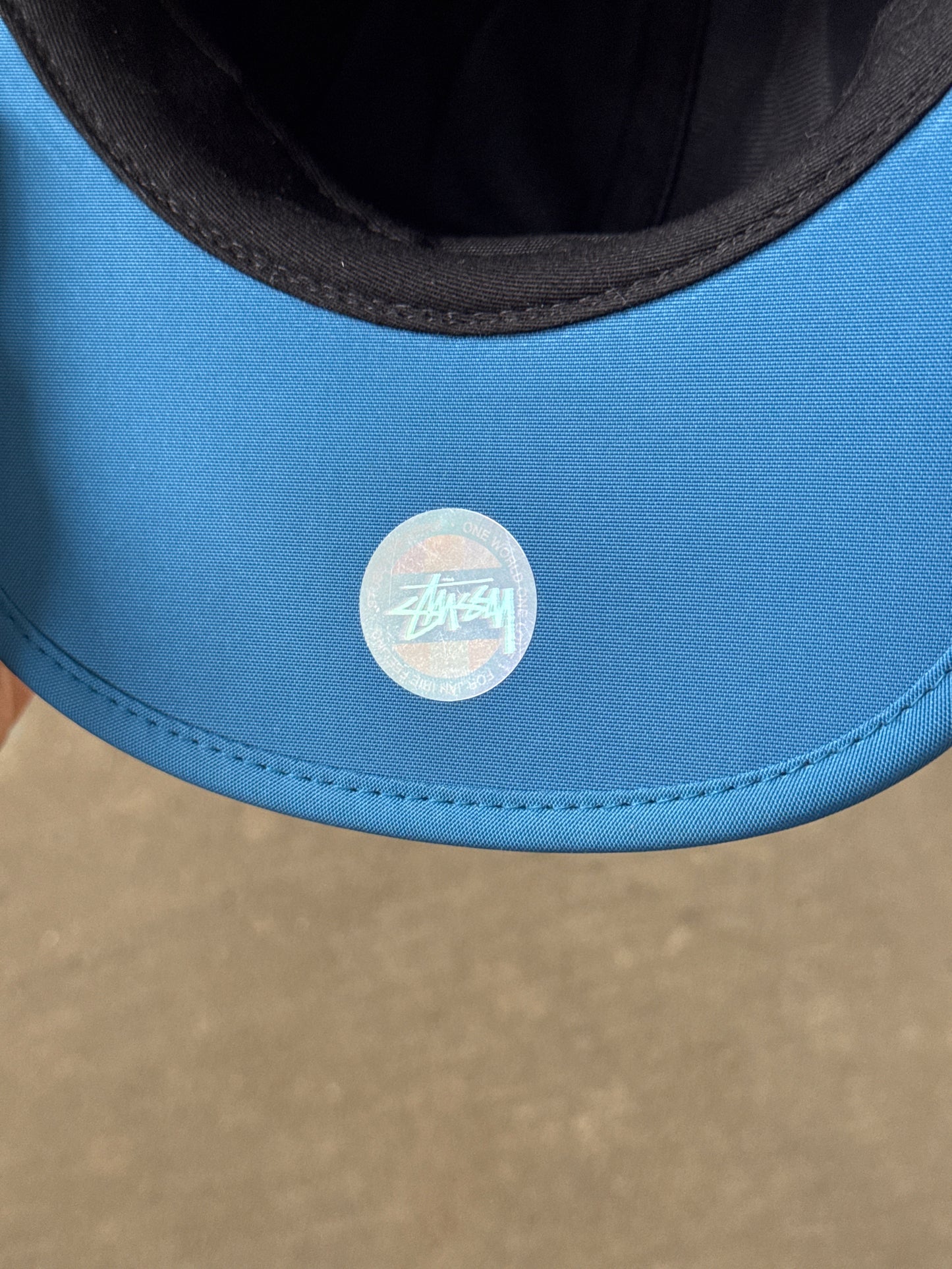 Stussy 5-Panel Blue Strap-Back Hat