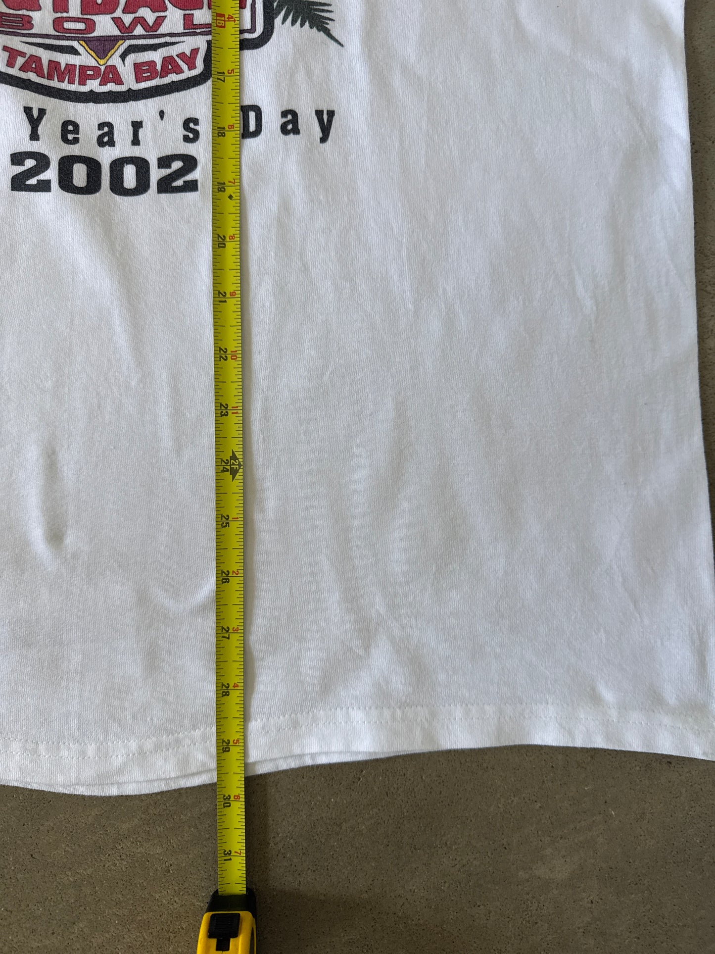 Vintage 2002 Outback Bowl University Of South Carolina Gamecocks Ohio State Tee