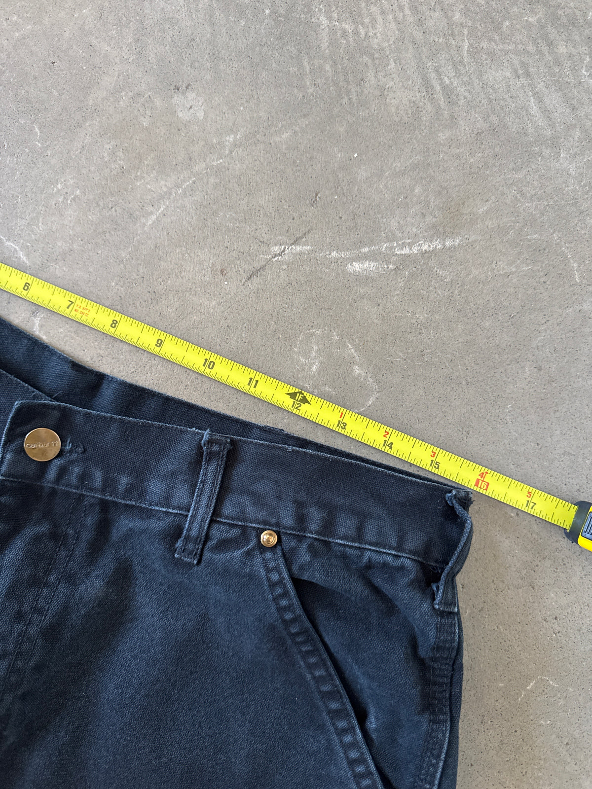 Vintage Carhartt Distressed Black Double Knee Shorts