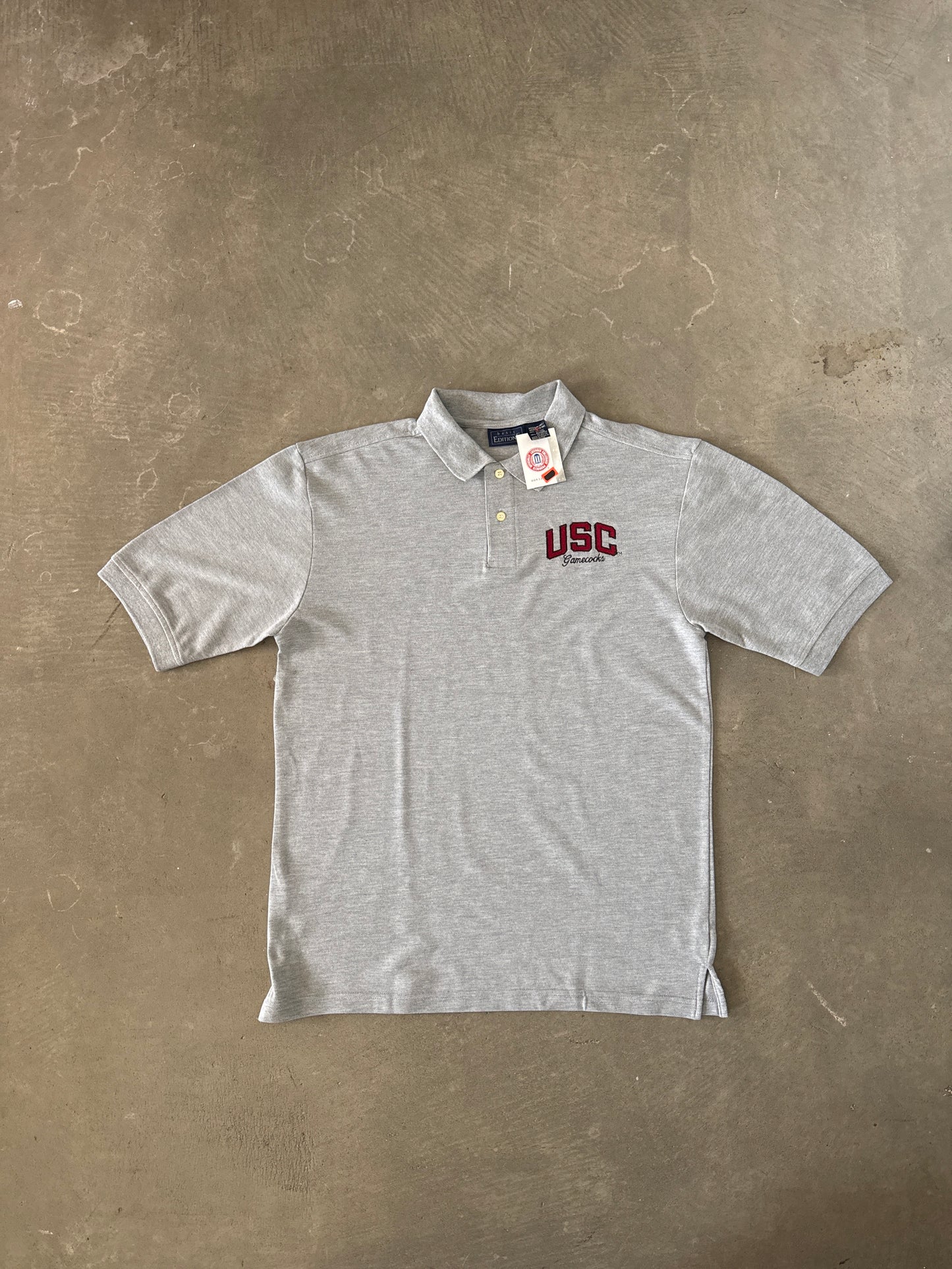 Vintage University Of South Carolina Gamecocks Embroidered Polo