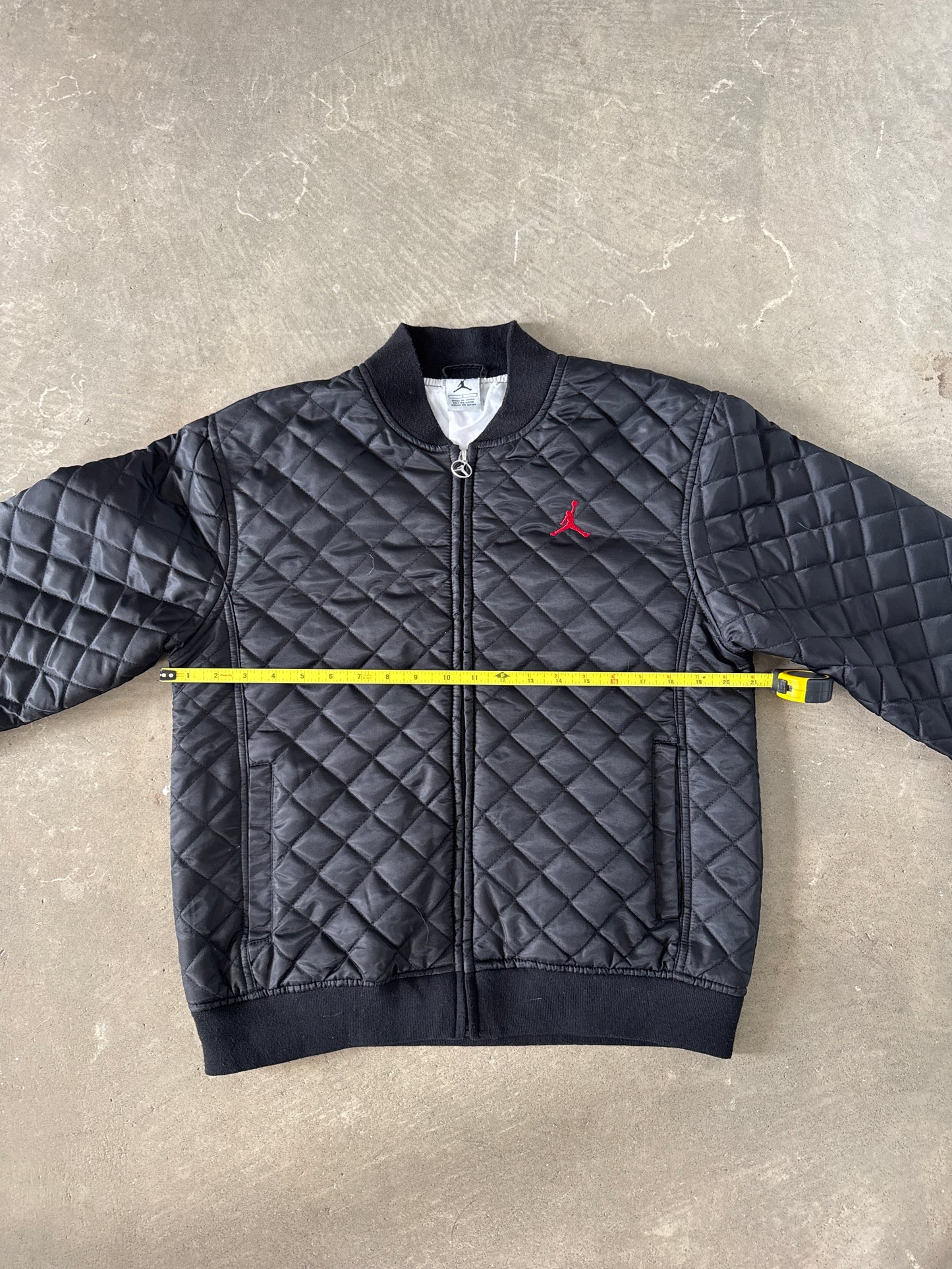 Y2K Youth Air Jordan Embroidered ￼ Logo Quilted Varisty Style Jacket