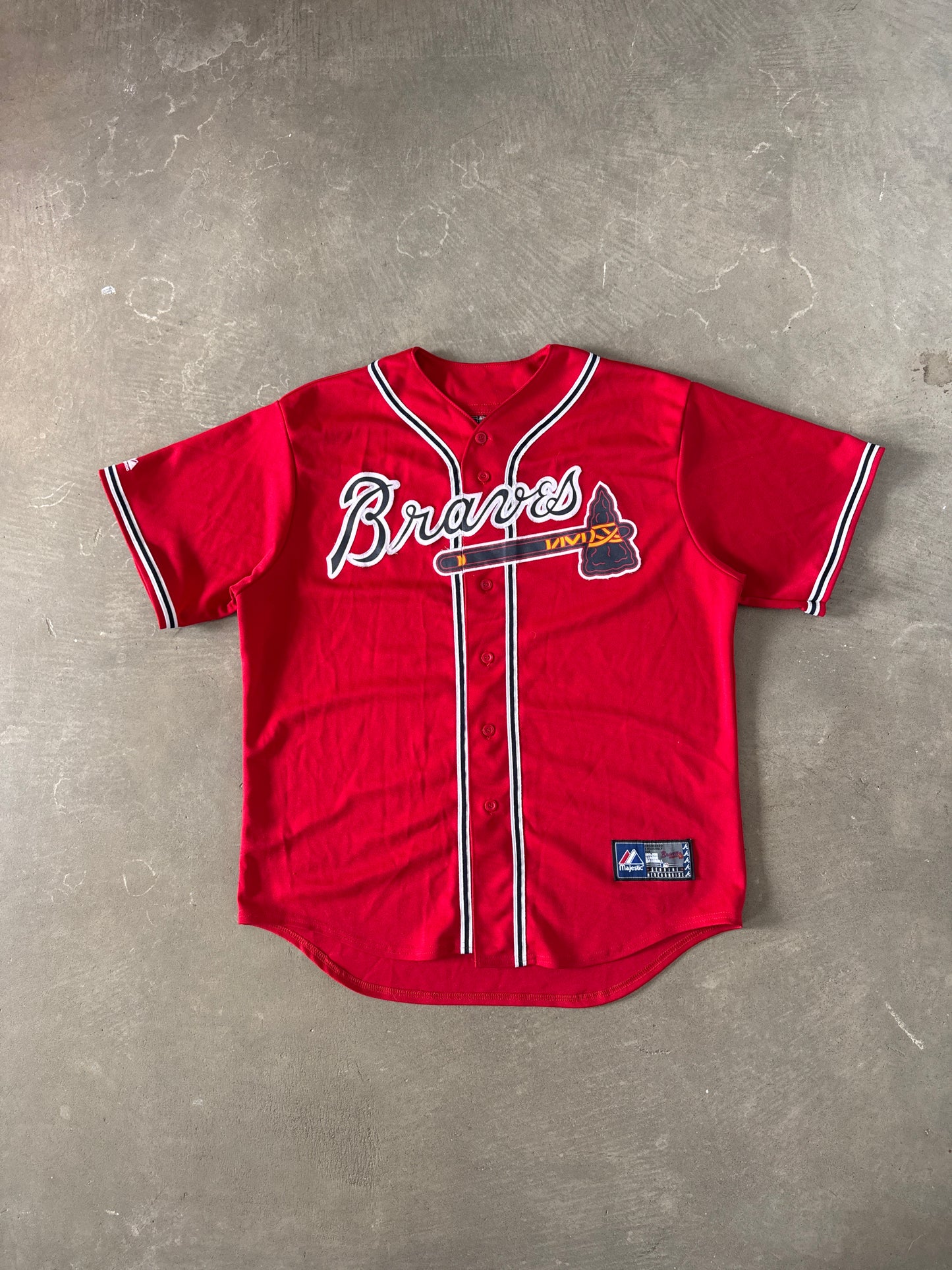 Vintage Majestic Atlanta Braves Baseball Jersey