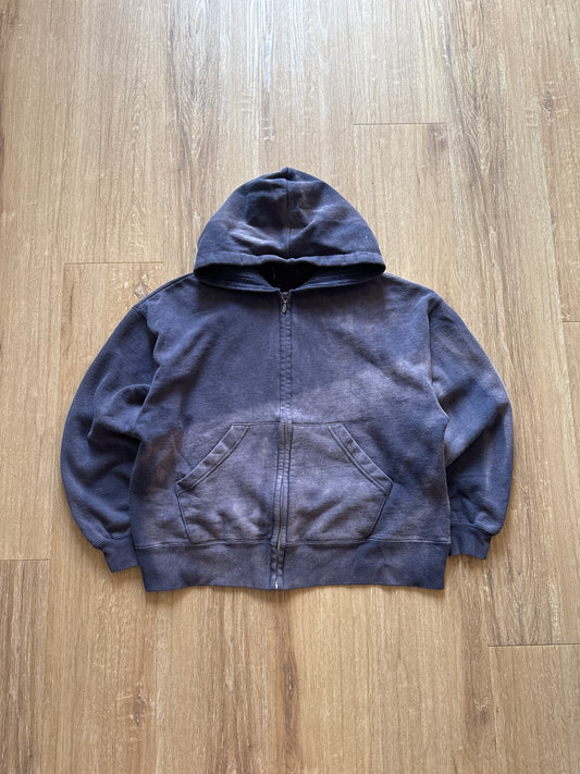 Vintage Gap Sun Faded Navy Zip Up
