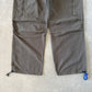 Vintage Y2K Ying Yang Baggy Olive Green Hiking Pants