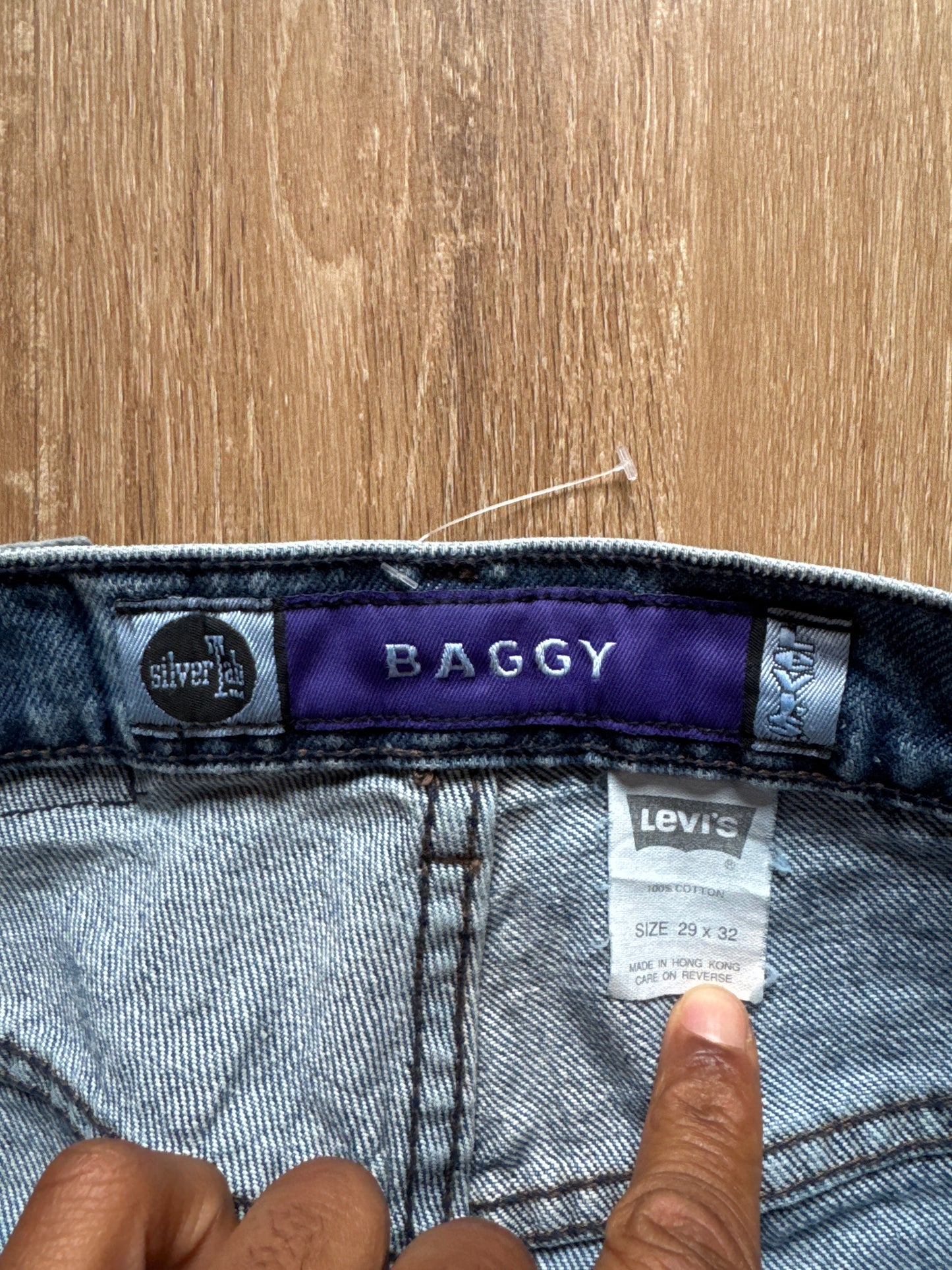 Vintage Levi’s Silver Tab Baggy Blue Denim Jeans