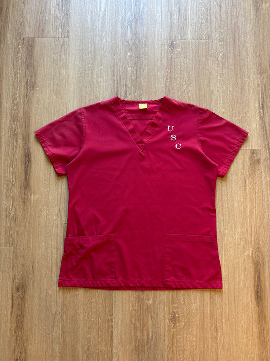 Vintage University Of South Carolina Gamecocks Scrub Top Tee