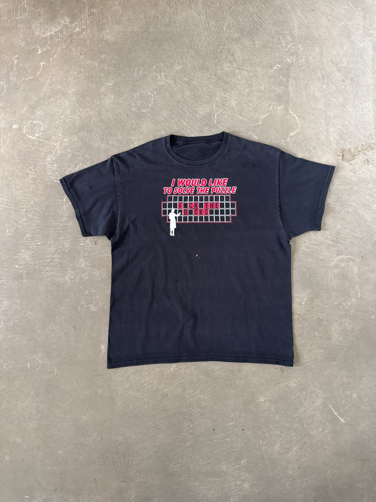 Vintage 90s Wheel Of Fortune Parody Tee