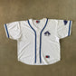 Vintage 90s Hampton University Pete The Pirate Embroidered Baseball Jersey