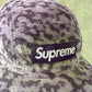 Supreme Liberty Fabric Purple Leopard Print Camp Cap