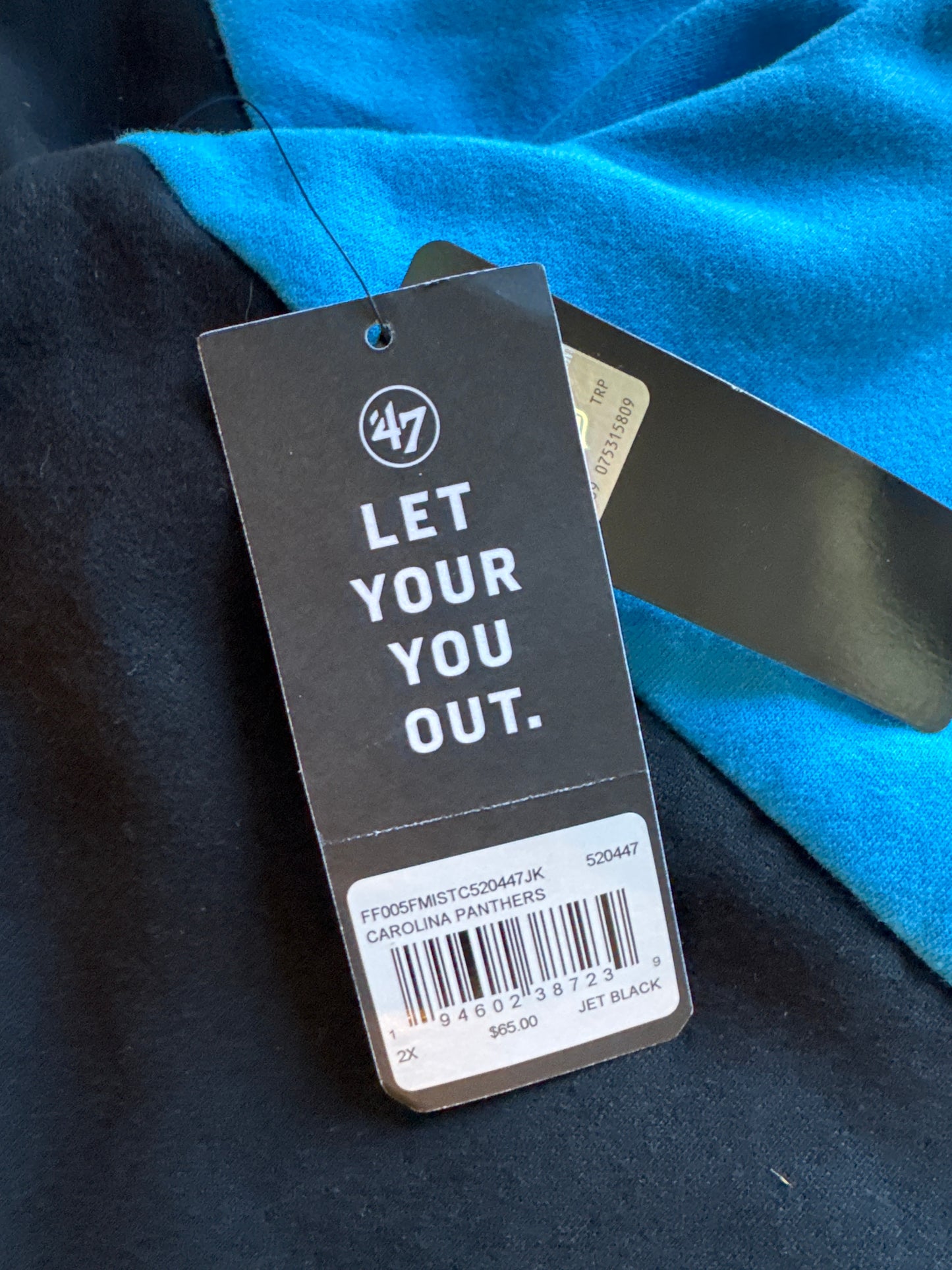 47 Brand Carolina Panthers Logo Sweatshirt