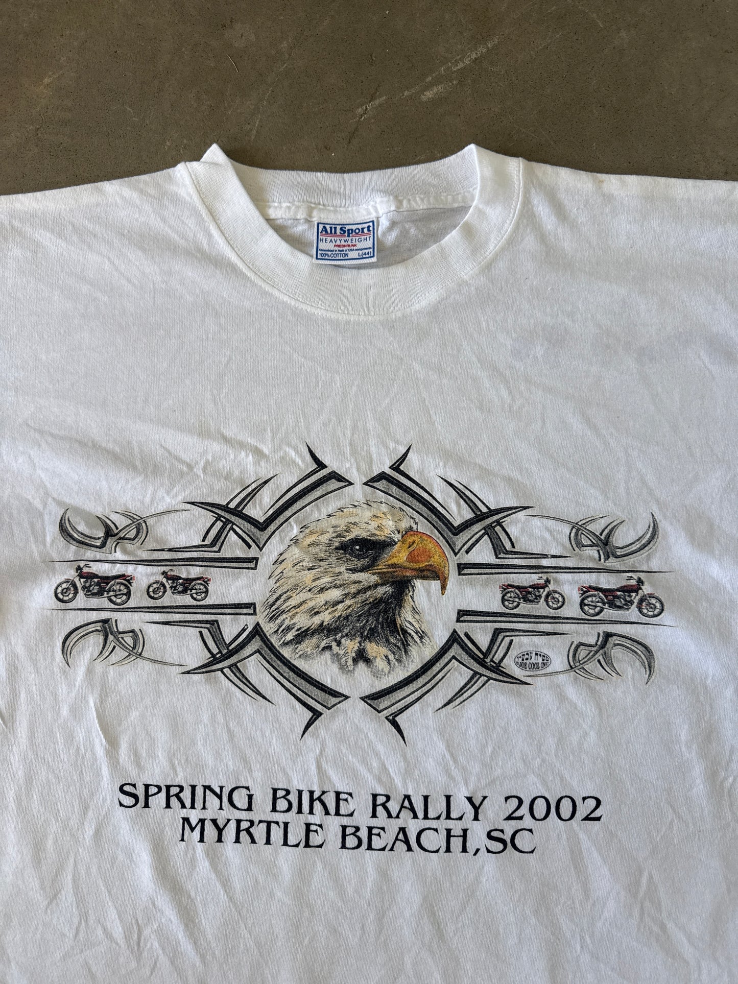 2002 Spring Bike Rally Mrytle Beach South Carolina Tee
