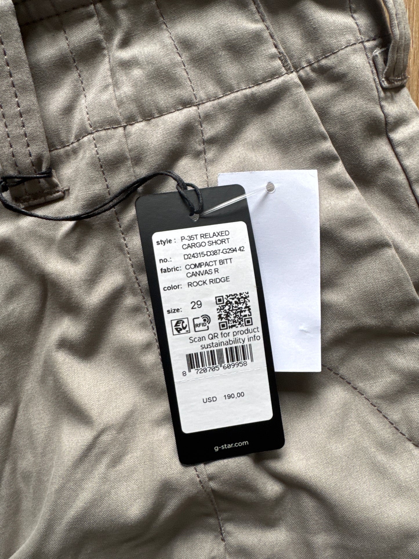 G-Star Raw P-35T Relaxed Cargo Shorts
