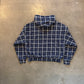 Aeropostale Cloud Soft Plaid Reversible Boxy Full-Zip