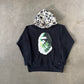A Bathing Ape Bape Alienposter Ape Head Pullover Black Hoodie