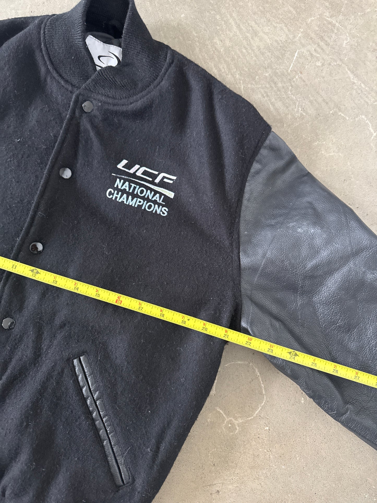 Vintage UCF National Champions EmbroideredVaristy Leather Jacket