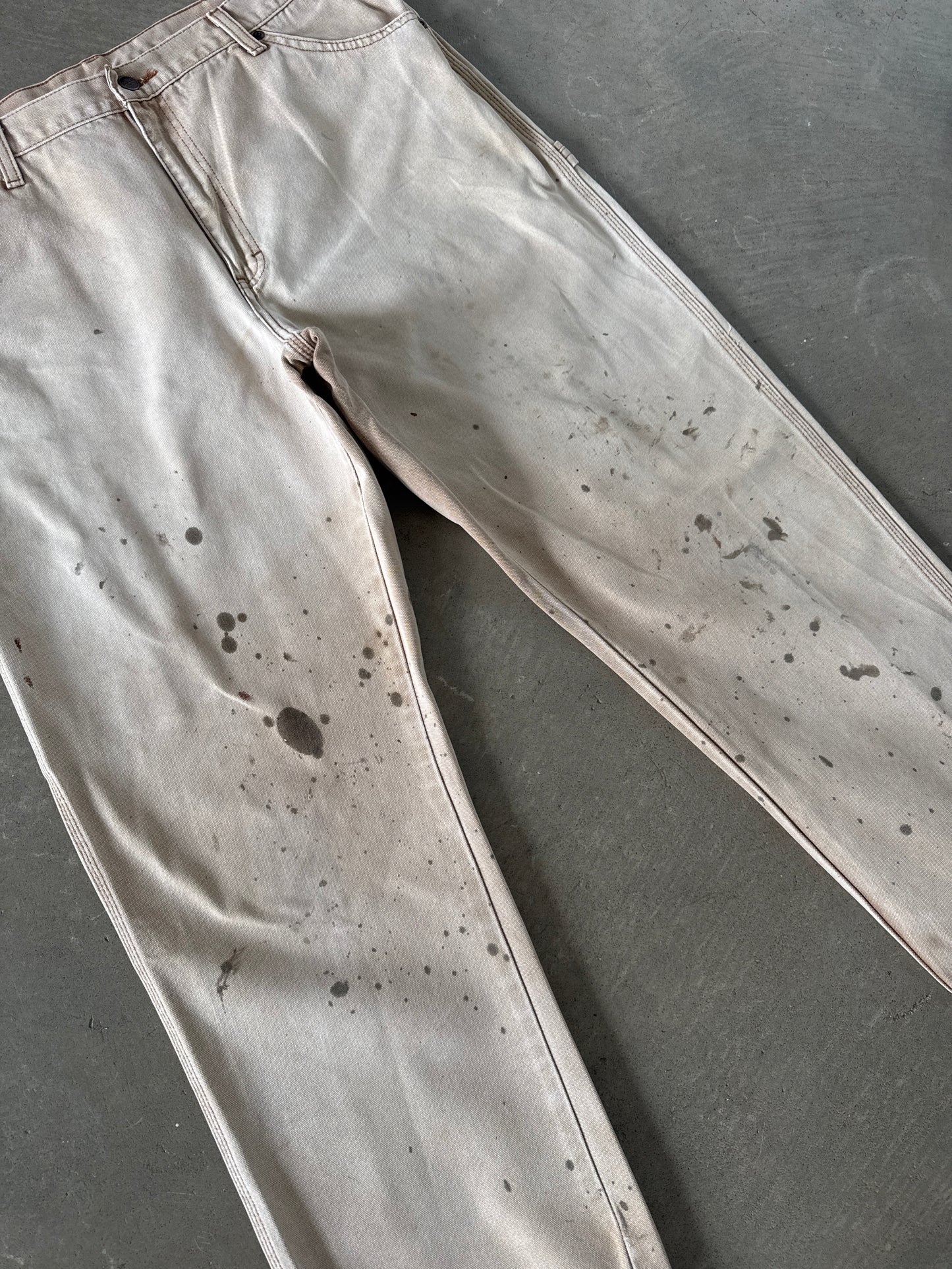 Vintage Dickies Distressed Faded Tan Carpenter Pants