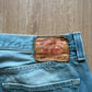 Y2K Levi’s 501 Straight Leg Button-Fly Sunfaded Blue Denim Jeans