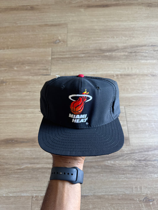Vintage Pro Star Miami Heat Snapback Hat