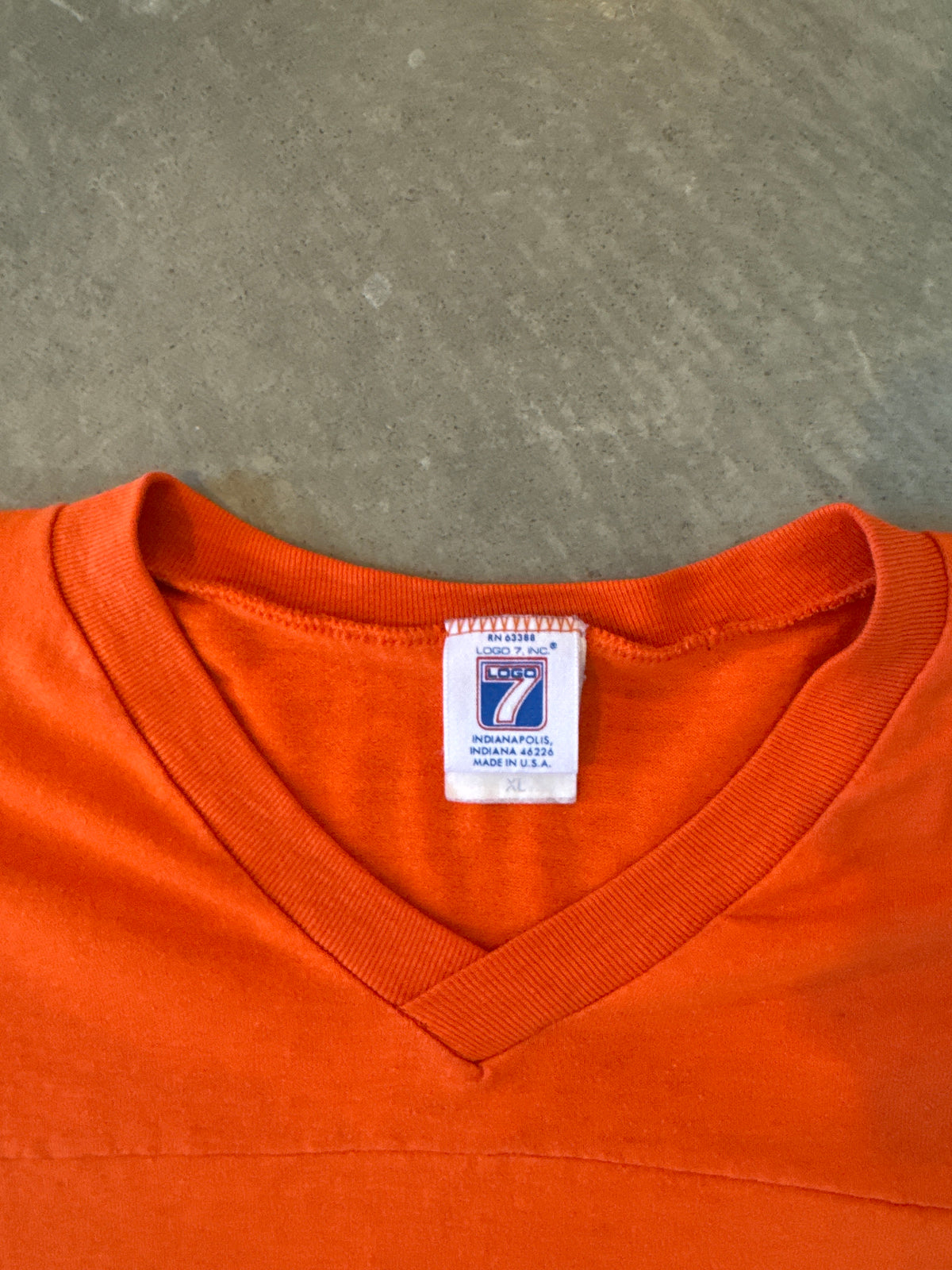Vintage 90s Logo 7 Clemson University Tigers Raglan Tee