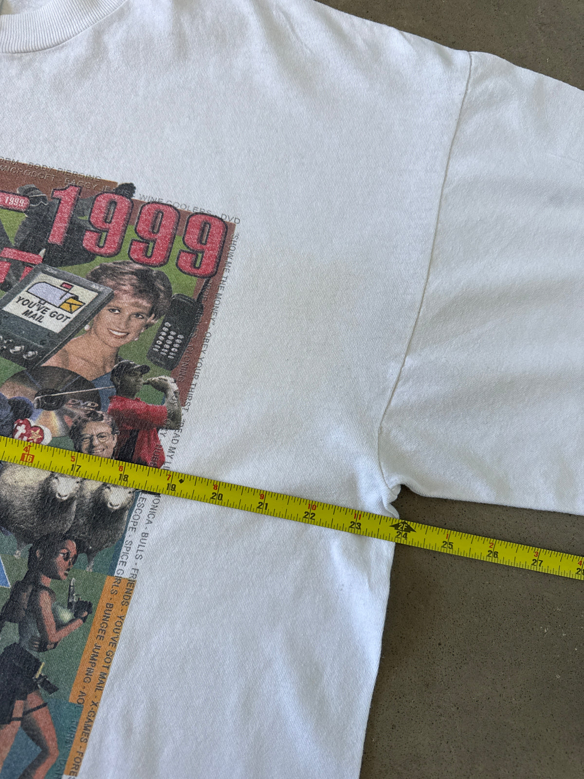 Vintage 1999 Nostalgia Collage 1990 - 1999 Decade Tee